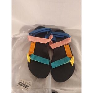 YOCCHI Women's Original Sport Sandals‎ Rainbow Straps Size 40